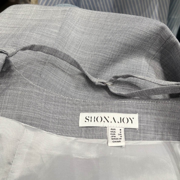 Shona Joy asher tailored top - smoke grey - Picture 11 of 12